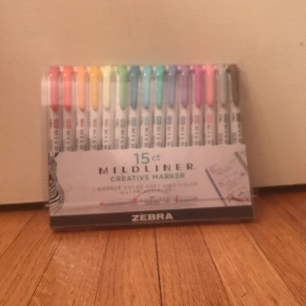 Mildliner Zebra Markers